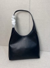 New CO*ACH Brooklyn Shoulder Bag 28 CU068 B4/BK Brass Black Auth picture