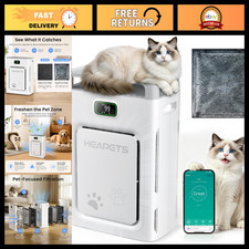 Pet Air Purifier for Home 2500 Sq Ft, H13 HEPA Double-Sided Filter with Washable picture
