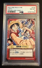 Bandai 2001 One Piece Carddass Hyper Battle Grand Line Comp. 2 H16 PSA 8 JP picture