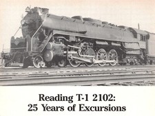 Reading Blue Mountain & Northern Railroad T-1 #2102 Class 4-8-4 Vtg Mag Excerpt picture