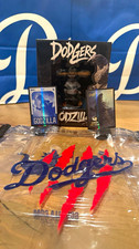 Dodgers x Godzilla Minus Zero Bundle: Bobblehead; Tote Bag & Trading Cards picture
