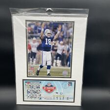 USPS Peyton Manning Indy Colts 2007 AFC Champs MATTE w STAMPED ENVELOPE - NIP picture