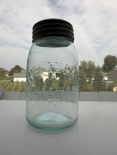 Antique The Ideal Imperial Pint Fruit Mason Jar picture