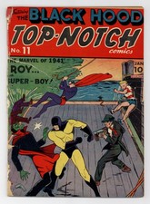 Top-Notch Comics #11 FR 1.0 TRIMMED 1941 picture