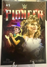 Topps 2020 WWE Legends Pioneer Elizabeth #58 Insert Serial Numbered 4/5 picture
