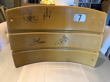 Field of Dreams Pittsburgh Steelers Stadium Seat Signed by Steel Curtain COA picture
