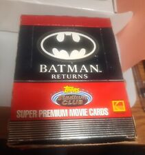 1992 Topps Stadium Club BATMAN RETURNS 15 Premium Movie Cards 36 pack picture