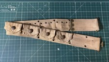 Pre WW1 Ultra Rare US Army Eagle Snap Revolver Ammo Belt  picture
