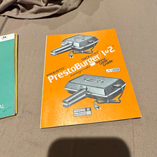 Vintage Presto PrestoBurger 1 & 2 Manual Thick n Thin Hamburger Cooker Recipe picture