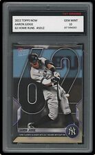 AARON JUDGE 2022 TOPPS NOW 1ST GRADED 10 (62 HOME RUNS) CARD NY NEW YORK YANKEES picture