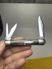 Vintage Case Tested knife 1920-1940 6383 SAB Whittler GreenBone Nice picture