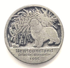 1995 Newfoundland Dog Show Pin NCA National Specialty Event Delavan WI Fireworks picture