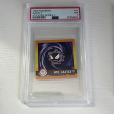 1999 Artbox Pokémon Stickers Series 1 #92 Gastly PSA 7 Cert 92658662 picture