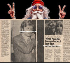 Robert Redford: Various clippings, pictures, ads and/or articles. picture