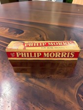 Vintage Philip Morris Cigarette Carton Empty Cardboard Box Johnny Bellhop Prop picture