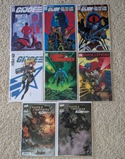 GI Joe 1 2 Six Million Dollar Man 1 2 Cobra 1 Transformers 5 IDW Image Comic Lot picture