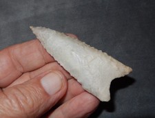 AN AWESOME BEVELED AND SERRATED AUTHENTIC DALTON POINT found IN ILLINOIS N284 picture