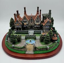 Danbury Mint The English Manor House Figurine Replica Model Damaged picture