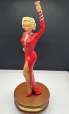 Vintage Marilyn Monroe 9” Music Figurine Diamonds Girls Best Friend New w/Box picture