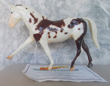 Vintage 1998 Breyer Equitana SR Europa Chestnut Pinto Hanoverian Signed w COA picture