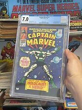Captain Marvel #1 (CGC 7.0 - 1973) Roy Thomas. Colan. Key 1st Issue. picture