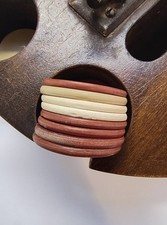Late 1800s-Early 1900s Vintage Poker Set w/Antique Clay Poker Chips Collection picture