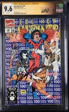 CGC 9.6 SS NEW MUTANTS #100 CUSTOM LABEL ROB LIEFELD 1ST X-FORCE SHATTERSTAR picture
