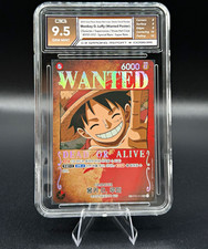 One Piece Monkey D. Luffy Wanted Poster ST01-012 2023 KOR CGC 9.5 Special Rare picture