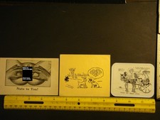 Rare Vtg 1940's Adult Humor Risque Cards Comic Dog Man Happy Horse Graphic Nude picture