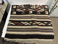 Authentic Vintage Mexican Poncho Wool Adult 32