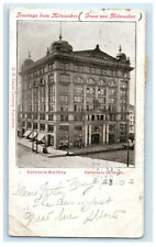 1903 Germania Building, Greetings From Milwaukee WI PMC Posted Antique Postcard picture