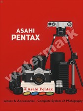 Asahi Pentax Lenses Ad  Metal Sign 9