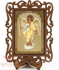 Guardian angel Ангел Хранитель Russian Christian Orthodox Church Icon Wood picture