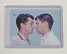Dean Martin & Jerry Lewis Limited Edition Artist Signed Trading Card 1/10 picture