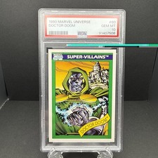 1990 Marvel Universe #60 Doctor Doom PSA 10 Gem Mint BRAND NEW SLAB picture
