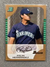 2005 Felix Hernandez Bowman GOLD #150 Seattle Mariners Rookie *see Details* picture