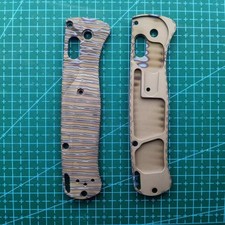 1 Pair Custom Made Titanium Handle Scales for Benchmade Bugout 535 Folding Knife picture