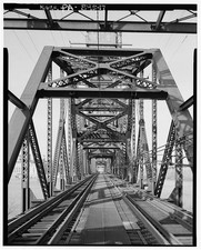 Pennsylvania New Jersey Railroad Swing Span Barrel View 1910s Bridge Tracks picture
