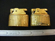 Vintage Two Chain Mail Cigarette Cigar Lighters Made In USA picture