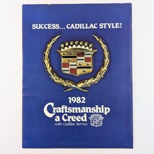 1982 Cadillac Dealer Service Department Customer Service Program Brochure picture