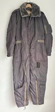 Vintage 1955 RCAF Flight Suit Jumpsuit Heavy Cotton Gabardine Size 6 Large Cowie picture