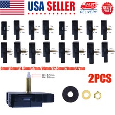 2PCS High Torque Long Shaft Quartz HR1688 Clock Movement Mechanism Replacement picture