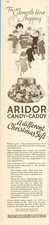 1923 Aridor Co Chicago Illinois Hard Candy Caddy Vintage 1920's Christmas Ad picture