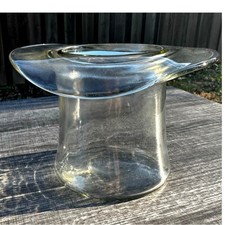Blenko Unique Vintage 1980's #8432S Top Hat 7