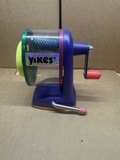 Vtg 90s Yikes Neon Pencil Sharpener Desk 1990s USA Nickelodeon-Style Retro picture