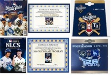 2026 WORLD SERIES & NLCS PROGRAM & PINS MILWAUKEE BREWERS SAVE 15.00 SHIPS NOW picture
