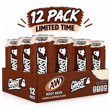 GHOST Energy x A&W Root Beer Energy Drink – 12 Pack, 16 fl oz picture