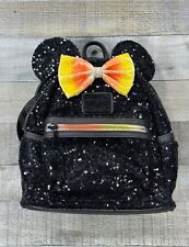 Disney Parks Loungefly Candy Corn Sequins Mini-Backpack Halloween picture