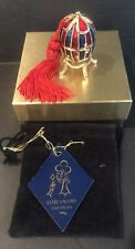 Rare Estee Lauder 1995 Collector’s Egg with Stand & Tassel MIB Solid Perfume picture