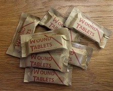 WWII US Wound Tablet LOT OF 80 Reproduction INERT picture